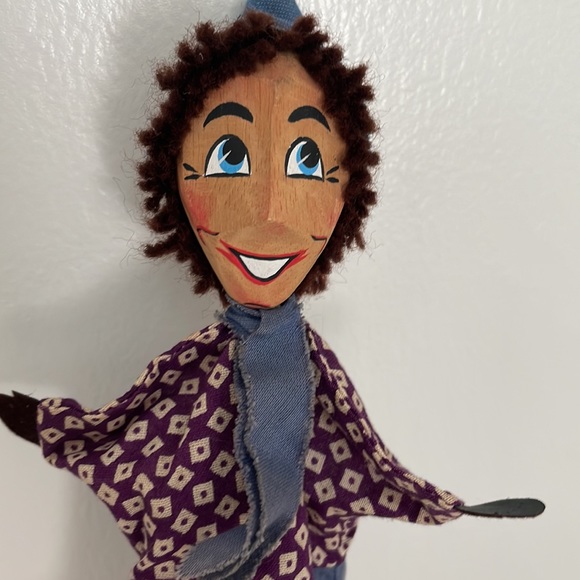 Antique German Puppet On Wood Stick - Picture 3 of 14